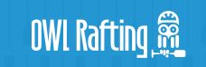 Owl rafting logo