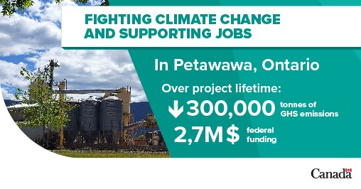 fighting climate change, supporting jobs, 2.7 million in funding