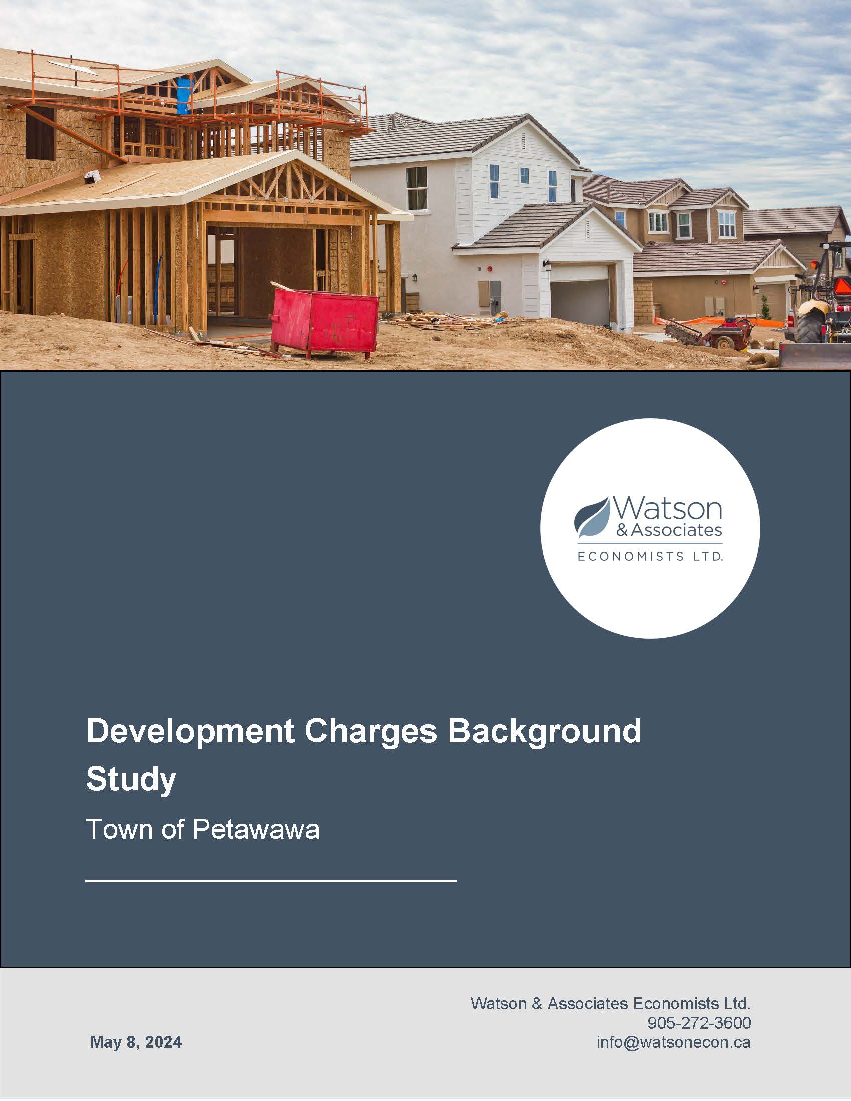 cover page image for DC charges document, development charges cover photo