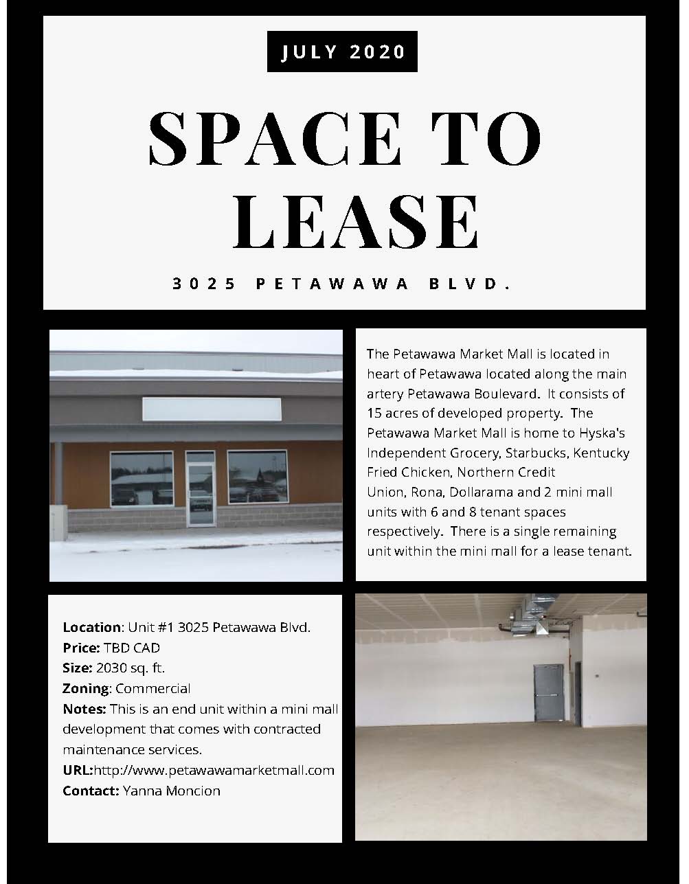 3025 Petawawa Boulevard (Storefront) The Town of Petawawa