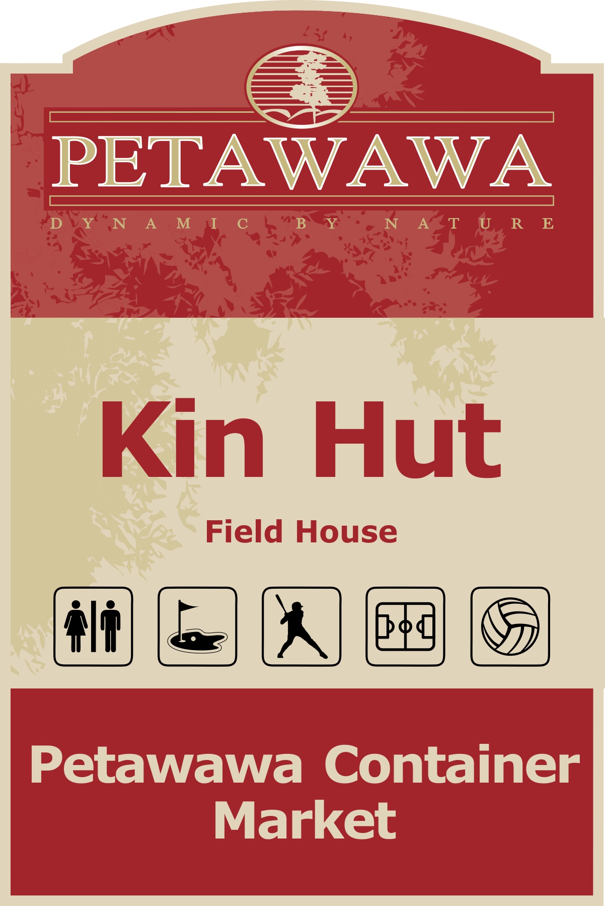 The Kin Hut sign