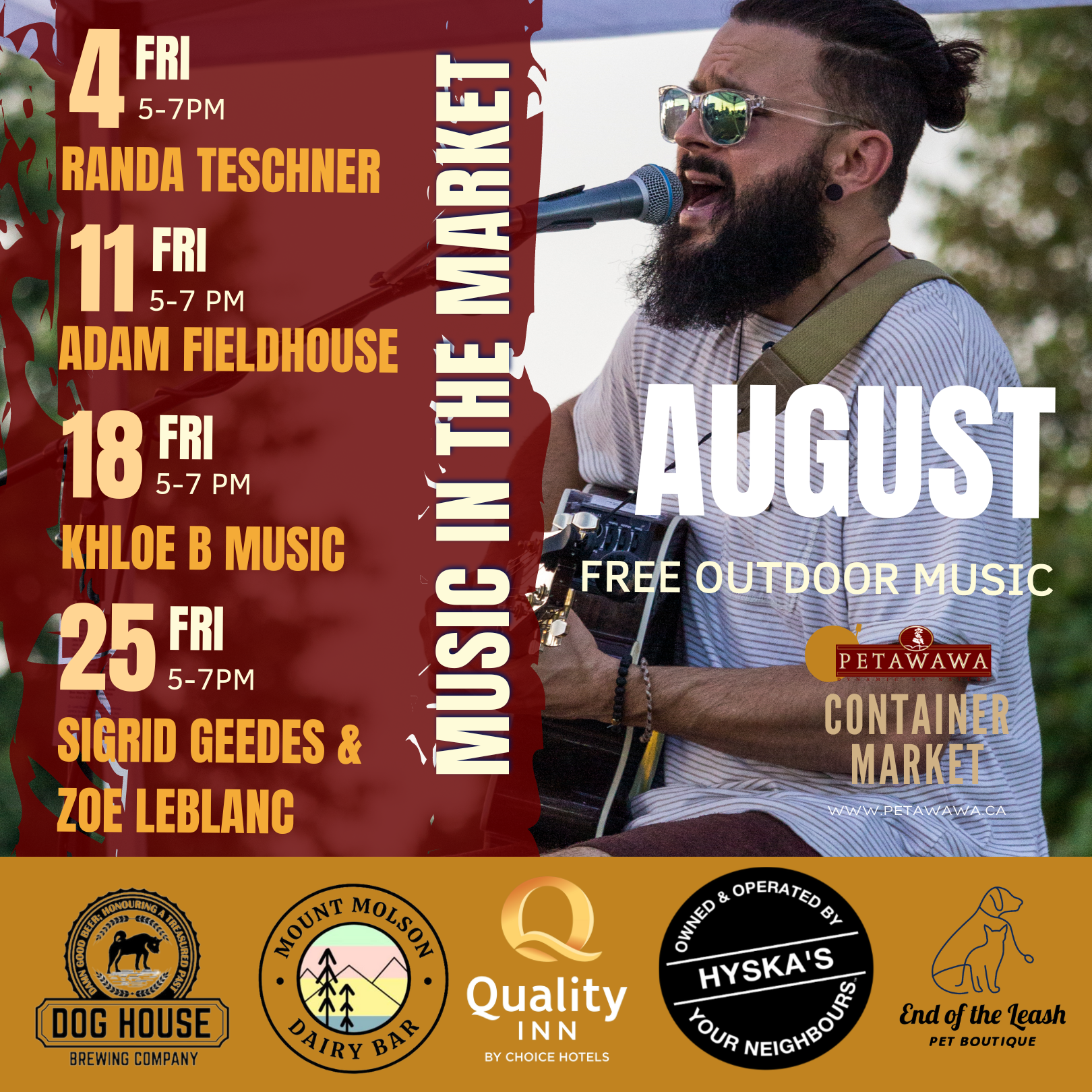Music in the Market August