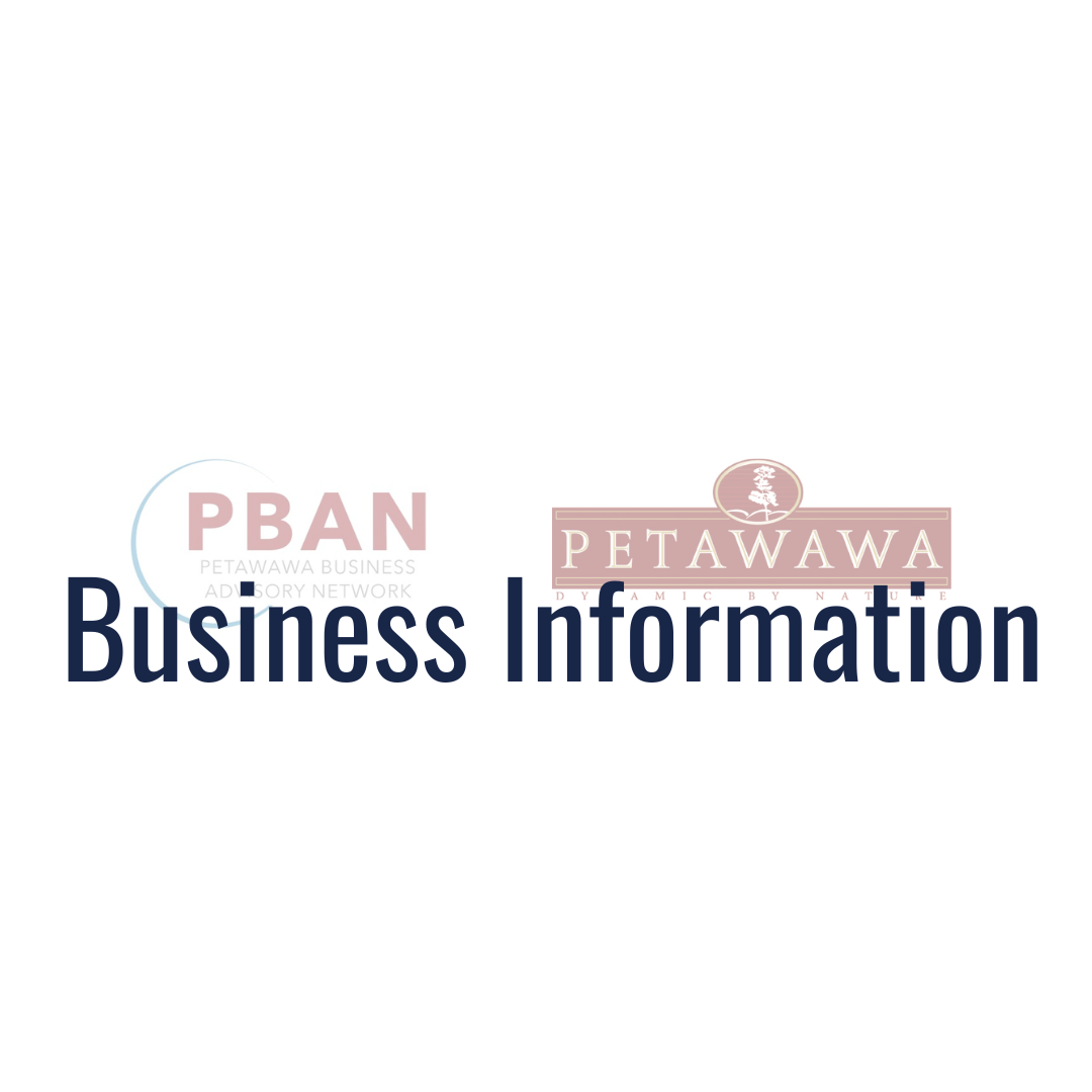 Petawawa Business Advisory and Town of Petawawa logo with header Business Information