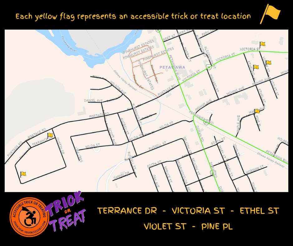 trick or treat, paac, accessible