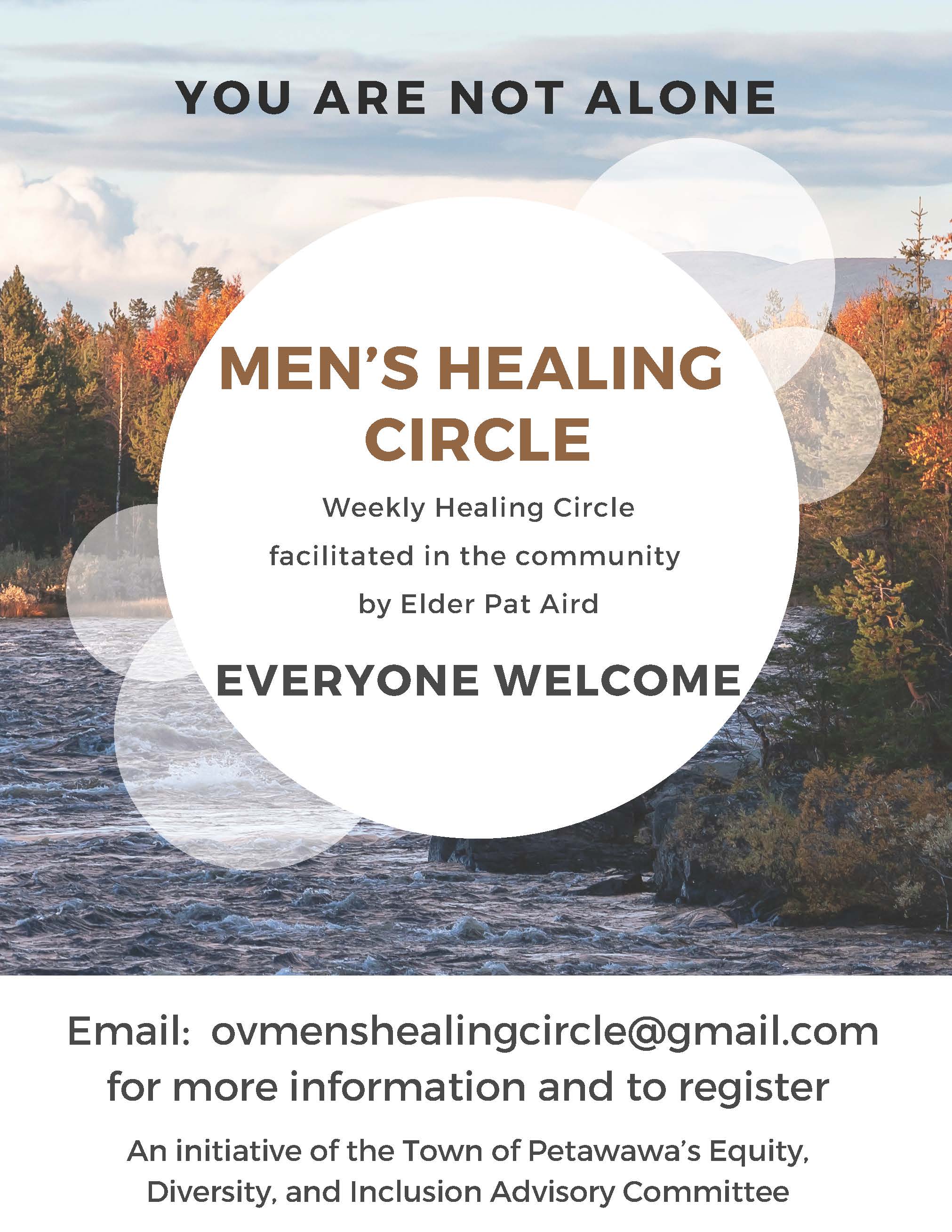 Mens Healing Circle Poster