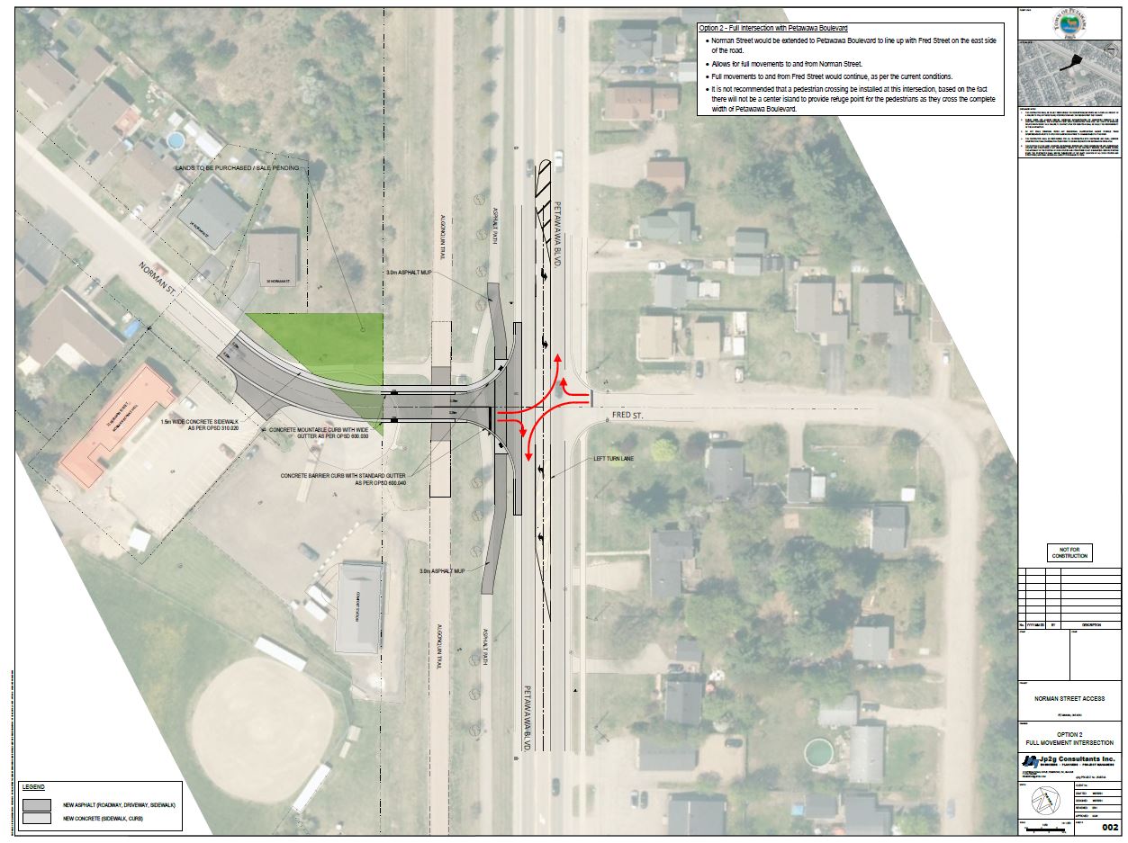 Norman Street Access Option 2