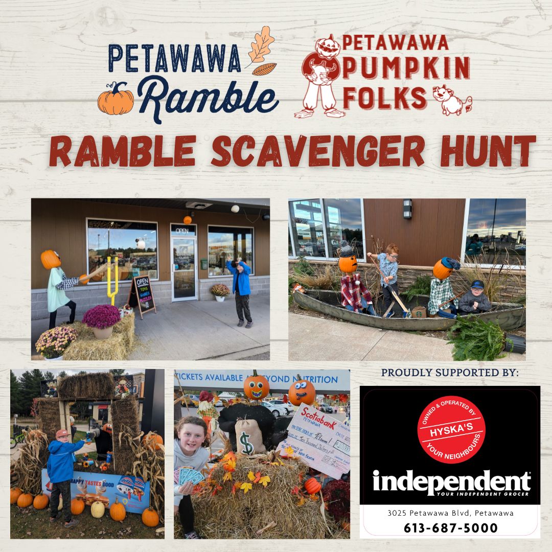 poster for the Petawawa Ramble Scavenger Hunt