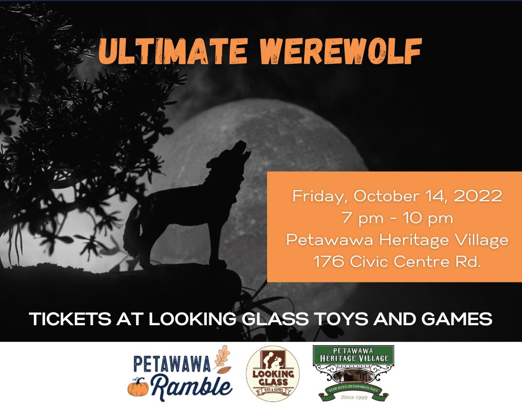 A werewolf full moon visual details on Ultimate Werewolf event