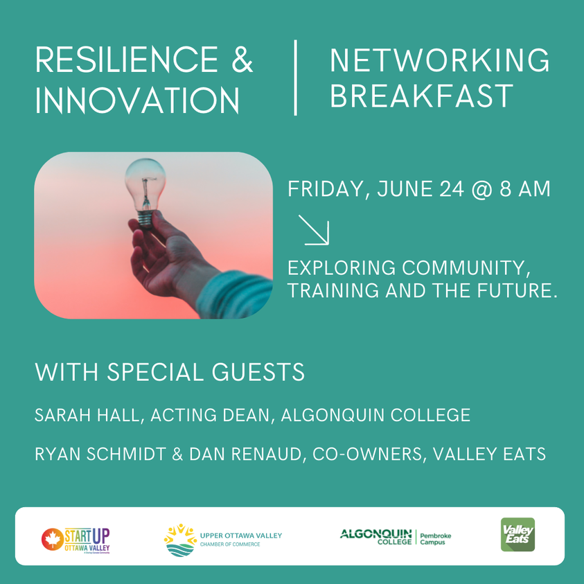 breakfast networking graphic