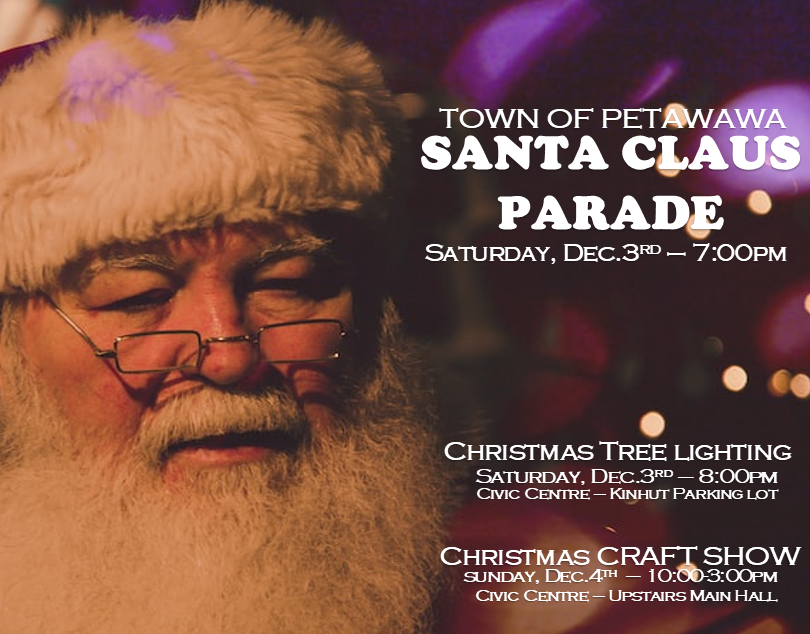 A poster on the Santa Claus Parade