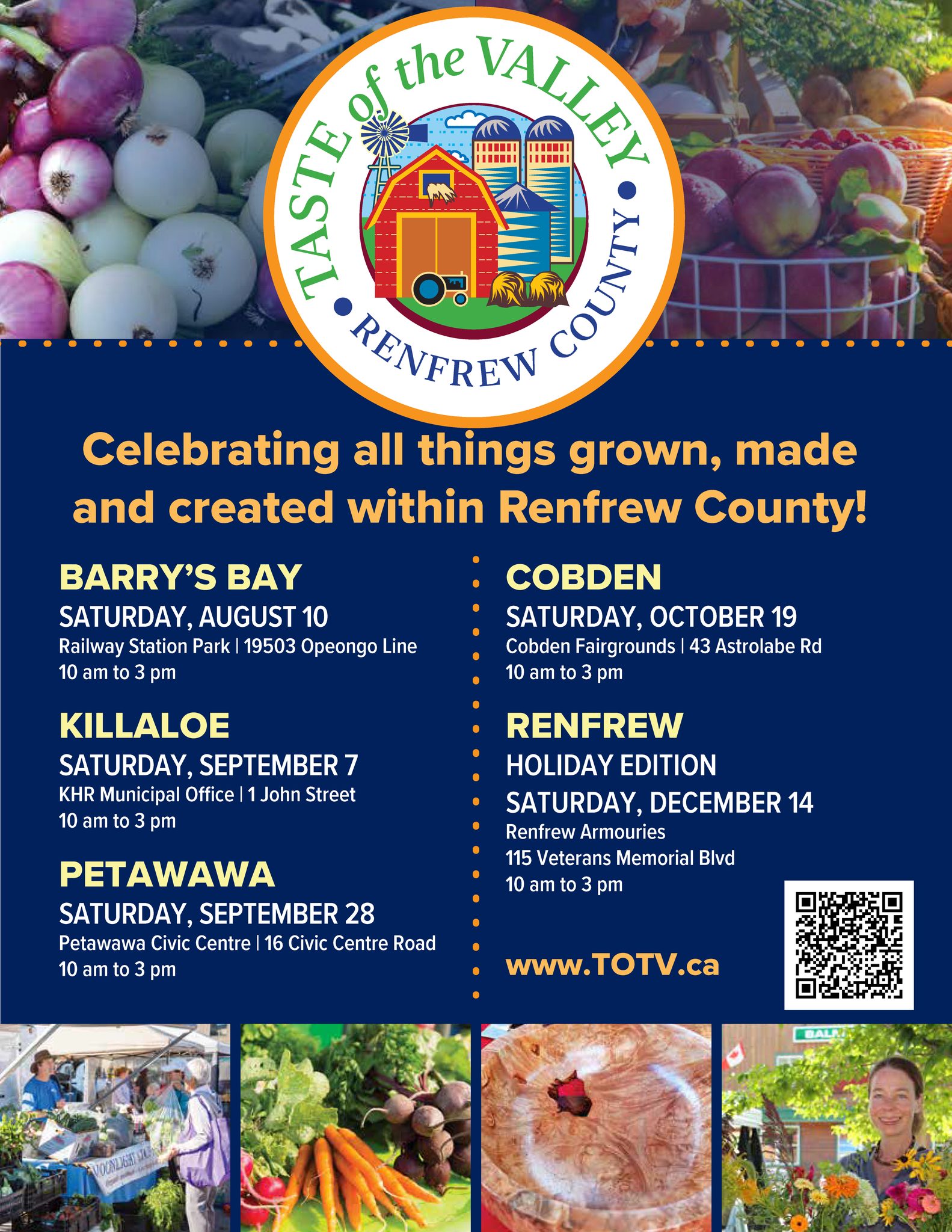 Taste of the Valley event poster