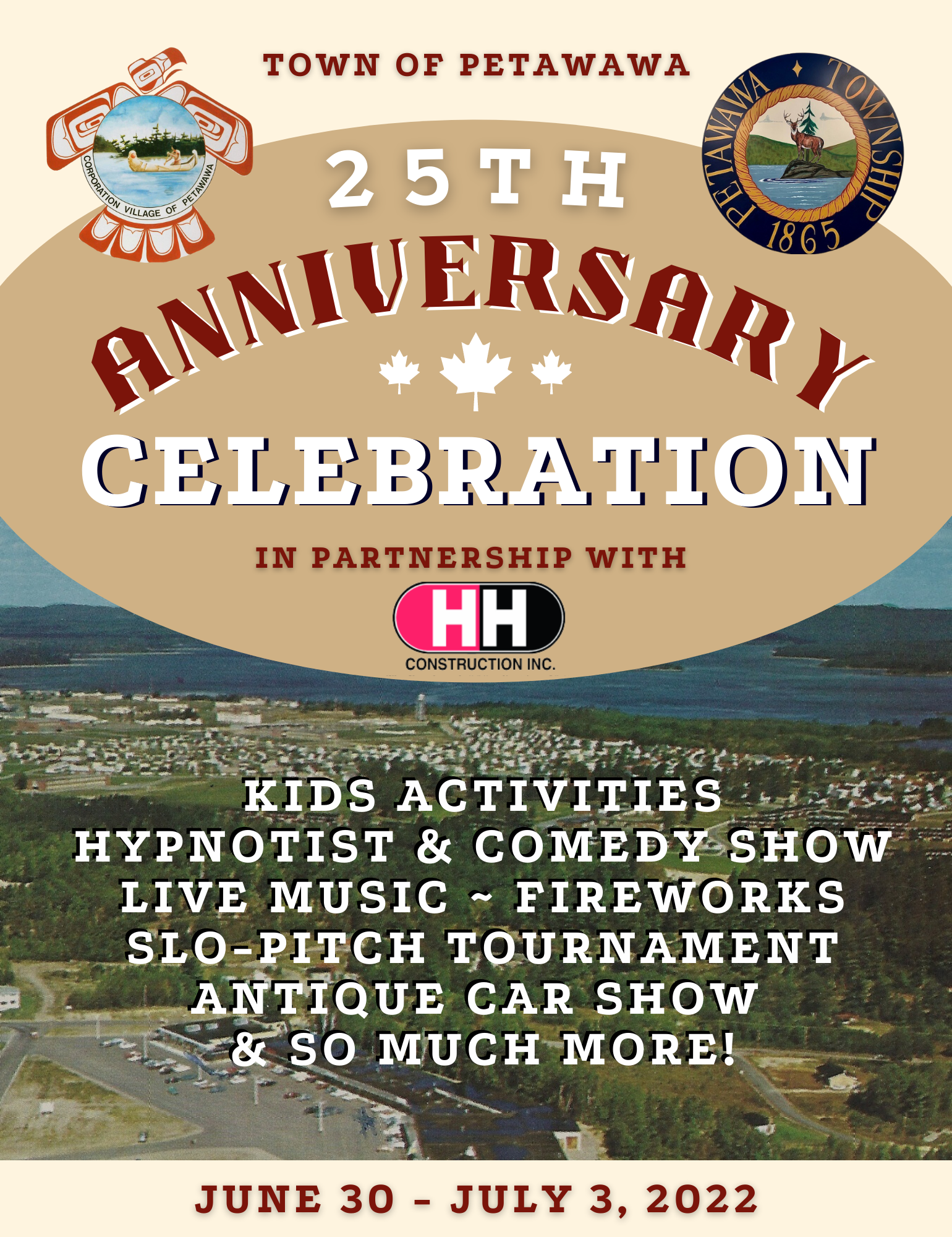 poster of 25th anniversary celebration