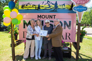 <b>Mount Molson Certificate Presentation</b>