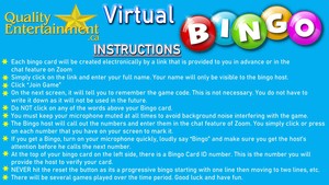 <b>Virtual Bingo Instructions</b>