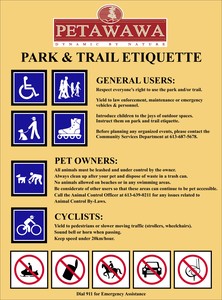 <b>Park Etiquette - Town of Petawawa</b>